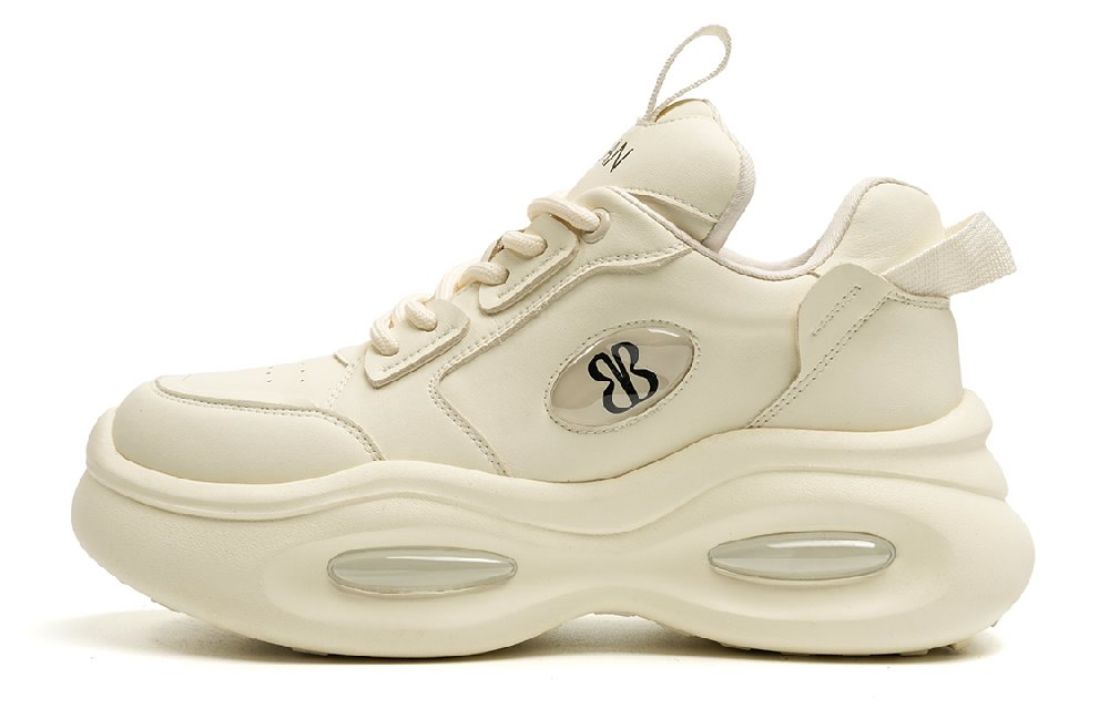 EBLAN Low Top Chunky Sneakers Women's Beige
