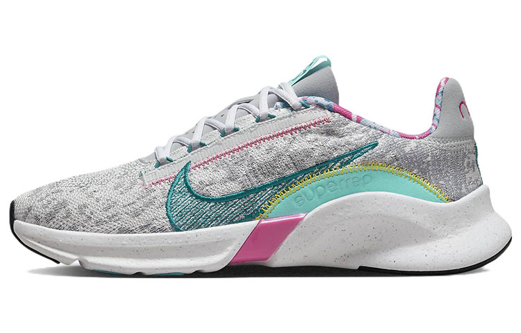 Nike SuperRep Go 3 Flyknit Next Nature 'Photon Dust Dynamic Turquoise' Women's
