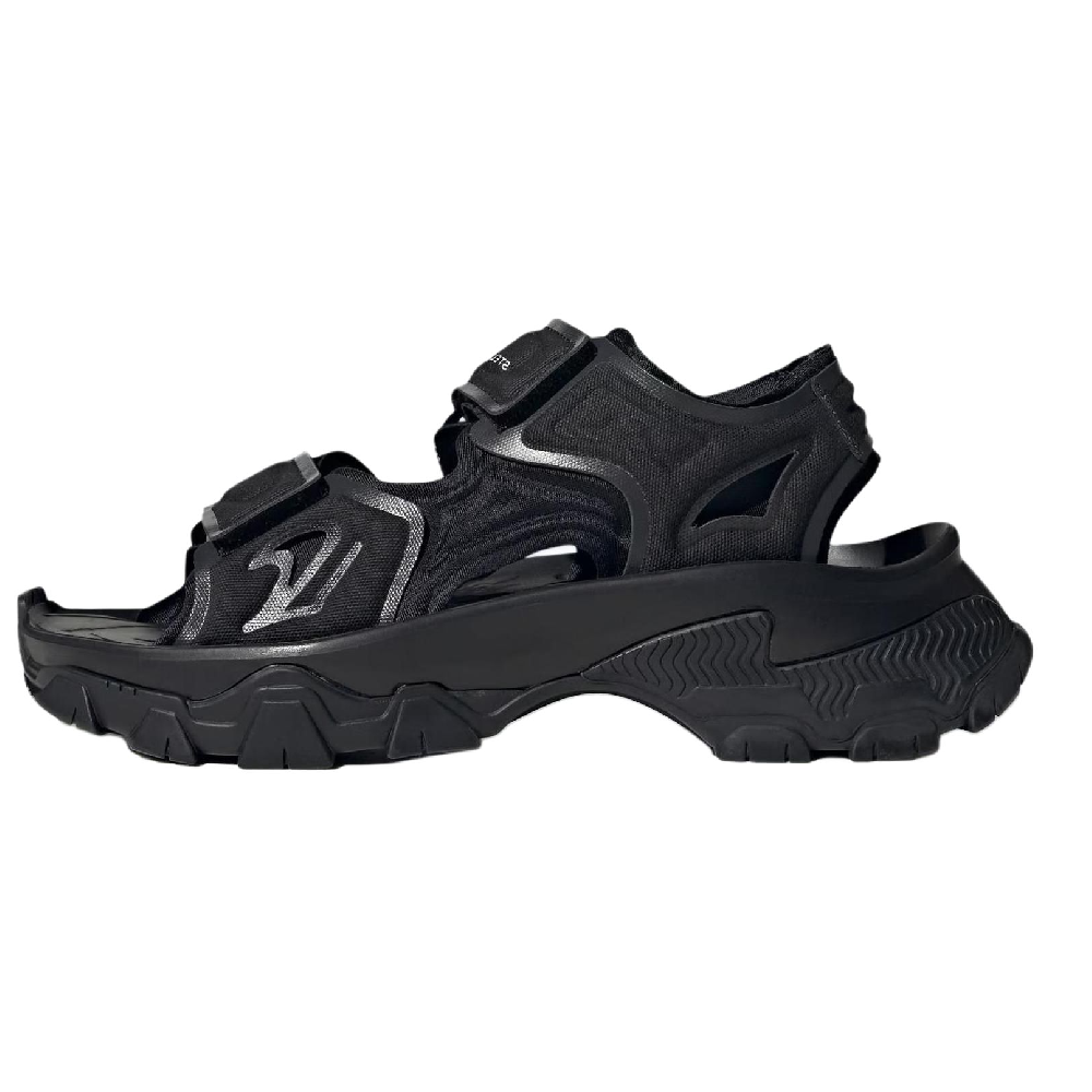 Adidas Hika Outdoor Sandals By Stella Mccartney Core Black Utility Black Women's