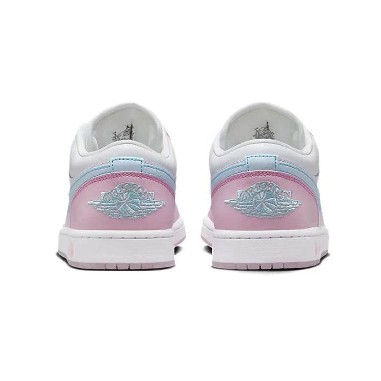 Jordan Cushioned Wear-Resistant Slip-Resistant Low-Top Vintage Basketball Shoes Women's White Pink купить в интернет-магазине Yoocart с быстрой доставкой по России.