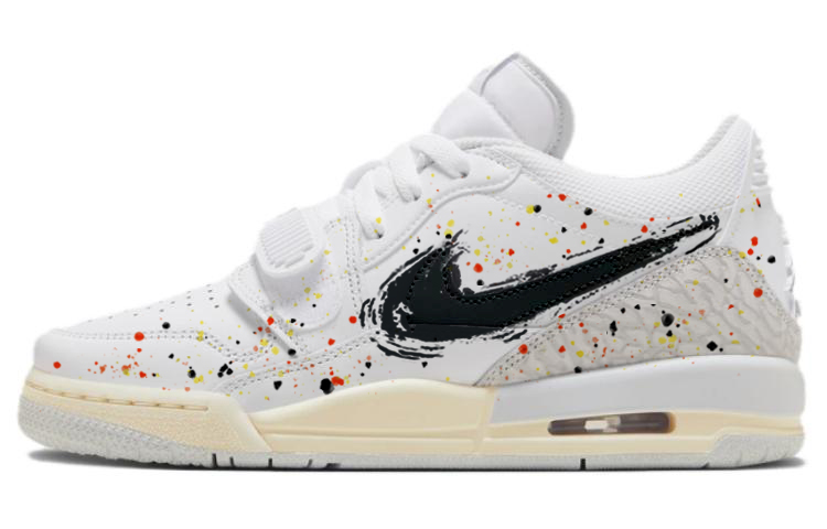 Jordan Legacy 312 Vintage Basketball Shoes Women's Low Top Black/White