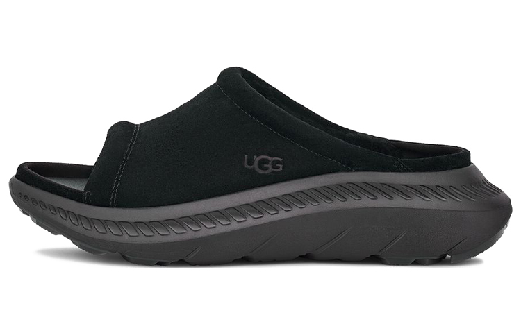 UGG Rubber Sole Slide Slippers Men's Black