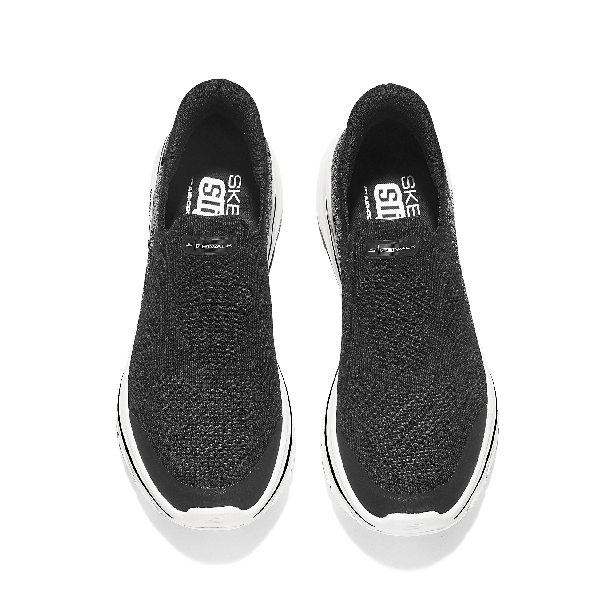 Skechers Go Walk 8 Casual Shoes Men's Black White купить в интернет-магазине Yoocart с быстрой доставкой по России.