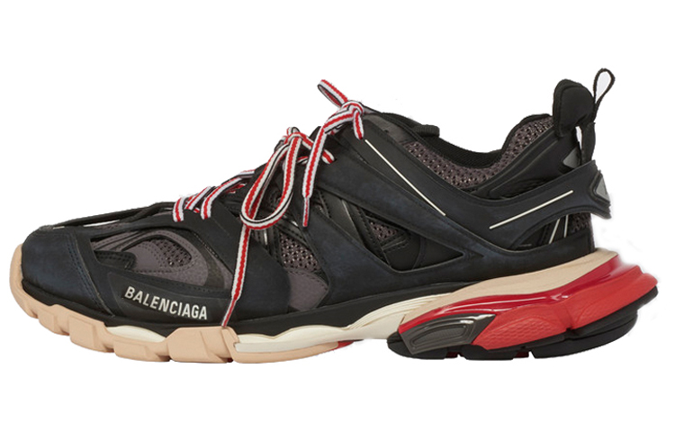 Balenciaga Track Black Grey Red