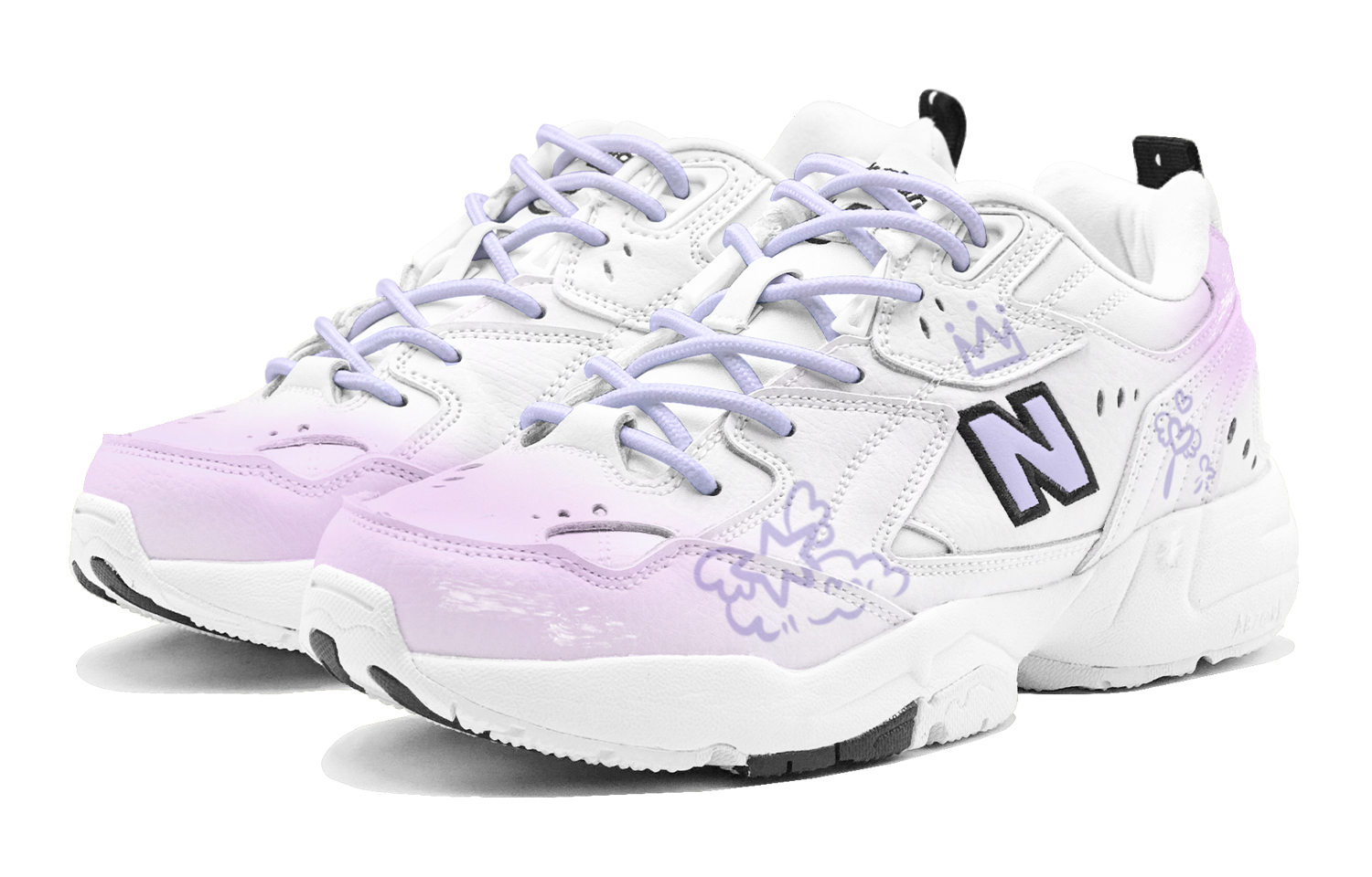 New Balance NB 608 V1 Purple Charm Star Love Low top Training Shoes Women's Violet купить в интернет-магазине Yoocart с быстрой доставкой по России.