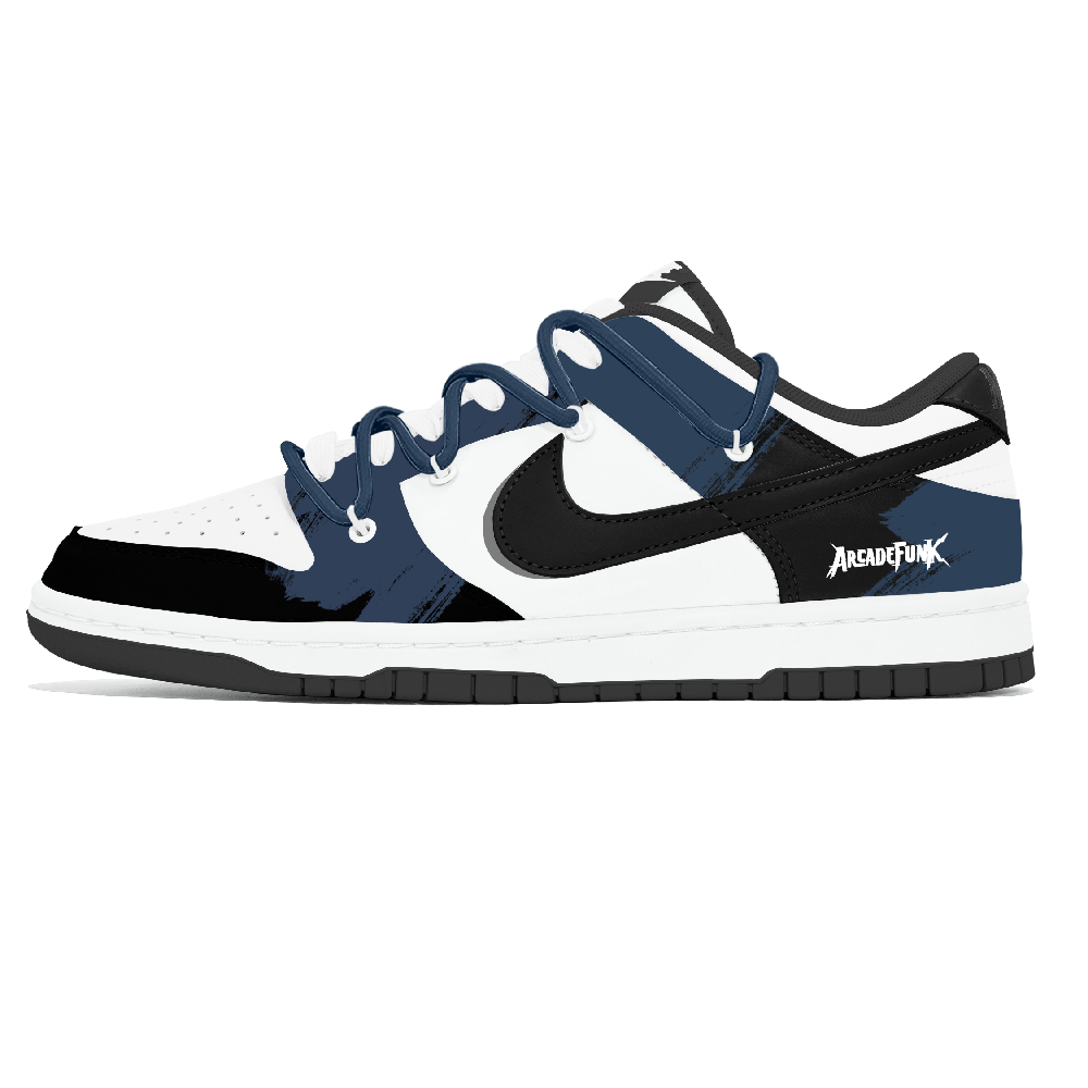 Nike Dunk Dust Collection Abrasion Resistant Low Top Skateboard Shoes Men's Blue Black