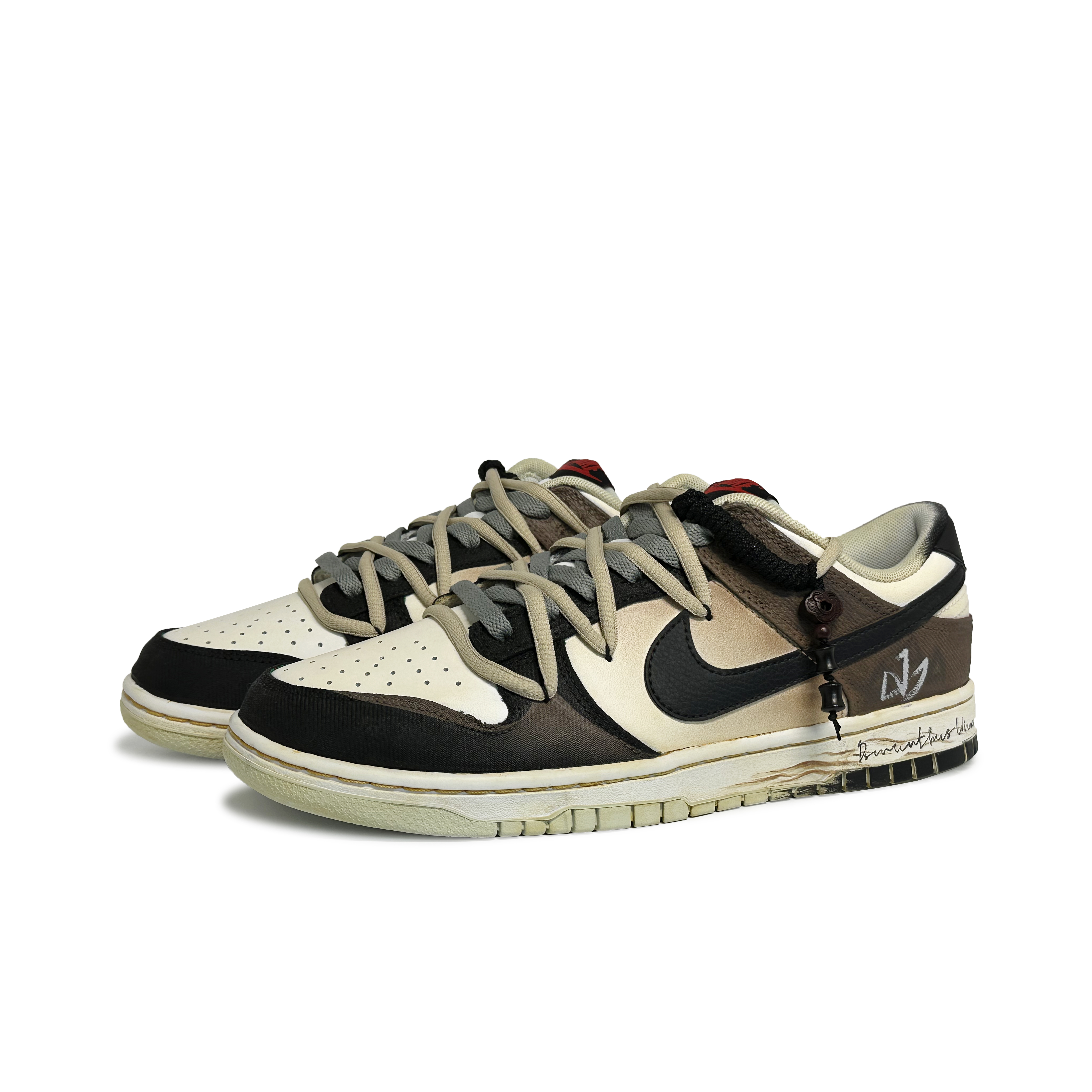 Nike Dunk Low-Top Skateboard Shoes Men's Black Gray купить в интернет-магазине Yoocart с быстрой доставкой по России.