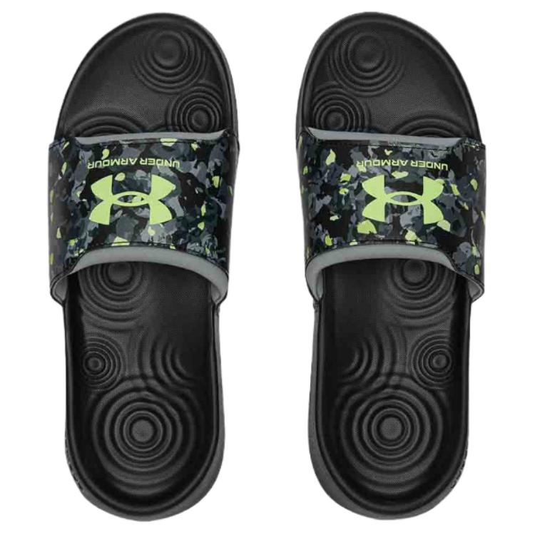 Under Armour Ignite Slip Resistant Abrasion Resistant Slide Slippers Men's Black