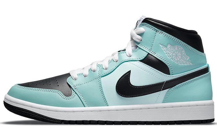 Jordan 1 Mid Aqua Blue Tint Women's