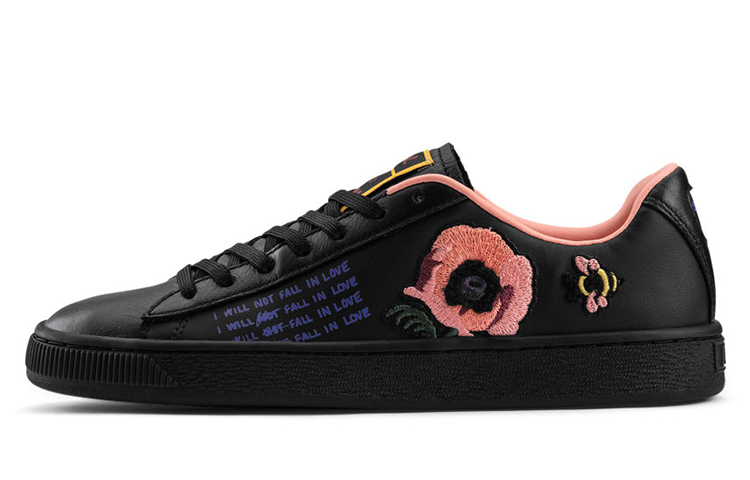 Puma Basket Floral Black Women's