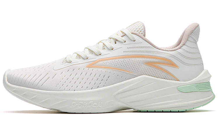 Anta DuCi1 Cushioned Anti-Slip Wear-Resistant Breathable Lightweight Low-Top Running Shoes Women's White Gray