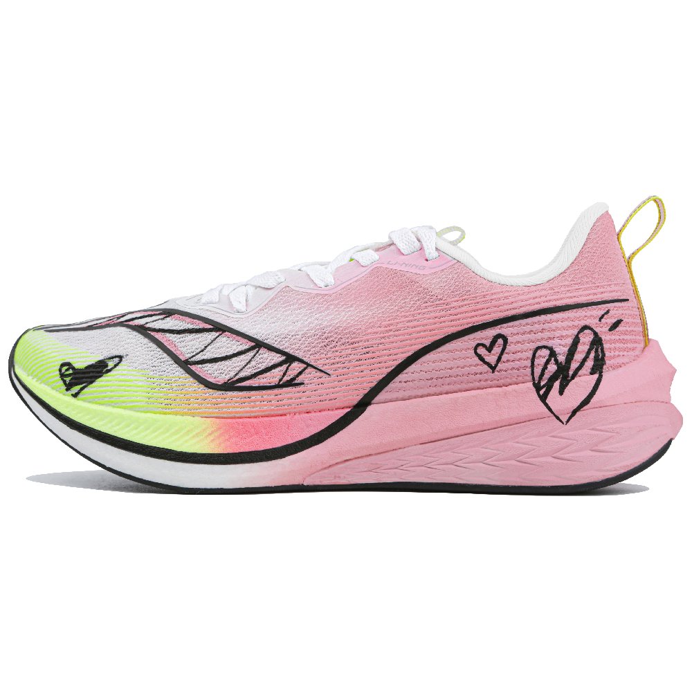 LiNing Red Hare 6 Pro Anti Slip Wear Resistant Low Top Running Shoes Men's Pink