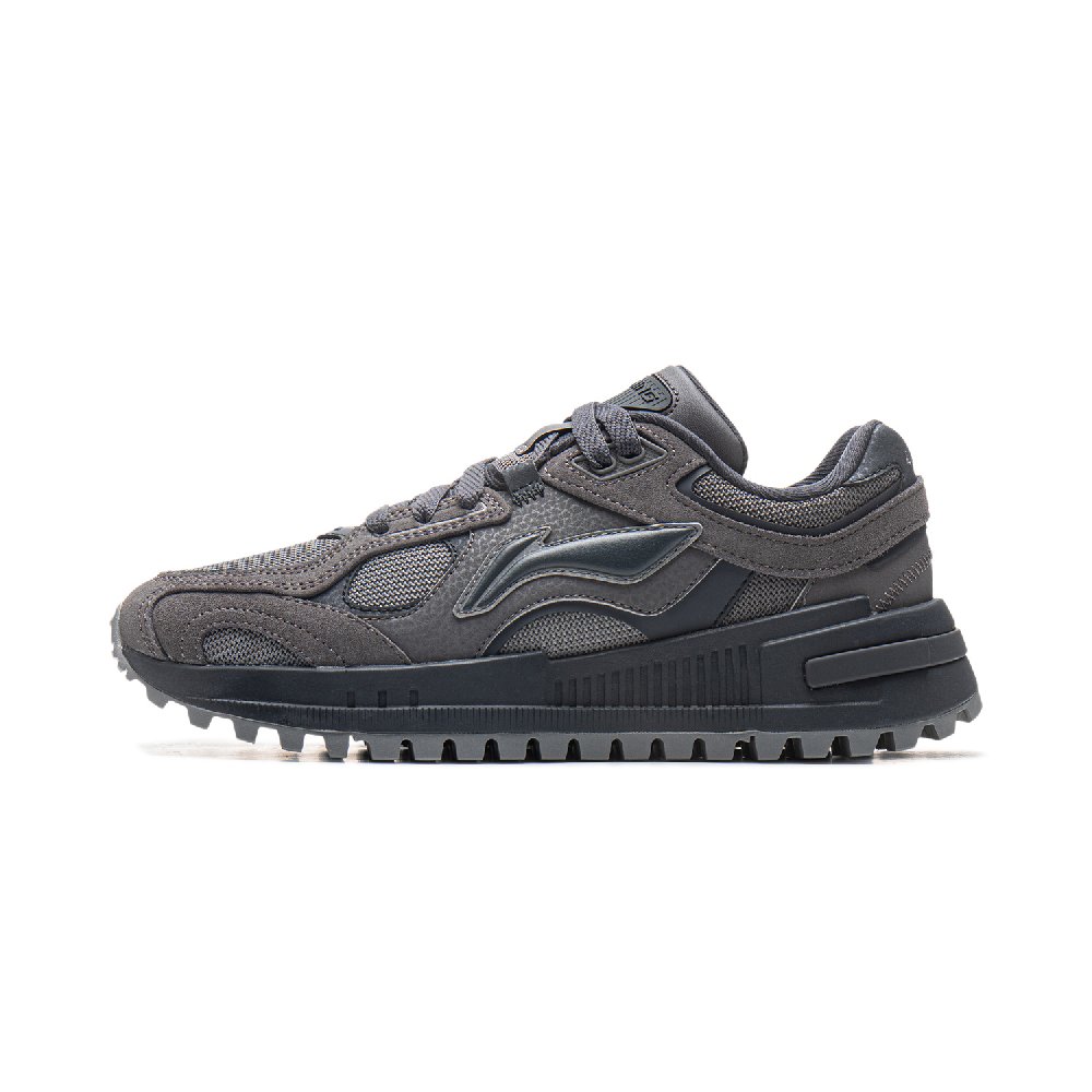 LiNing Wind Rider 2.0 Anti-Slip Wear-Resistant Low-Top Casual Shoes Women's Smoke Ink Gray/Ash Gray