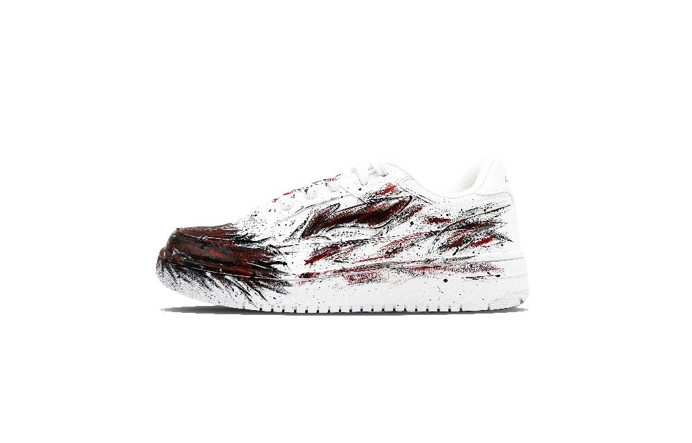 LiNing Tianji Abrasion Resistant Shock Absorbers Low Top Skateboard Shoes Unisex White