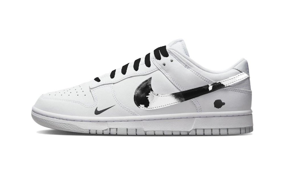 Nike Dunk Low 'Neutral Grey' Slip-Resistant Low-Top GS Women's Black White