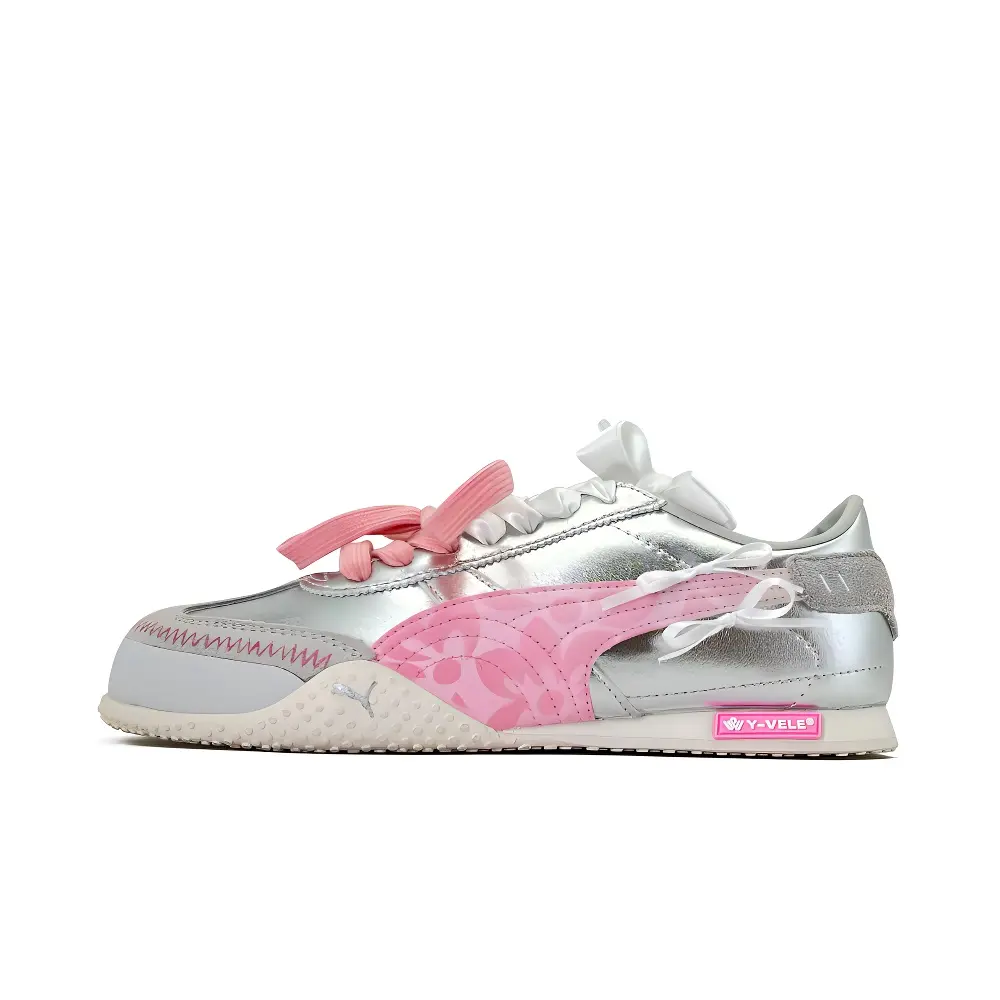 PUMA Bella UT Y VELE Quality Craft, Pink Ballet Slip Resistant Low Top Casual Shoes Unisex Multicolor