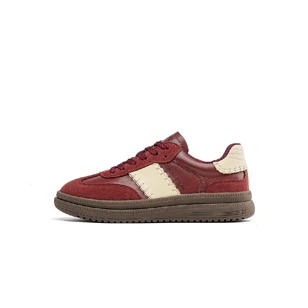 EBLAN Low-Top Skateboard Shoes Women's Red