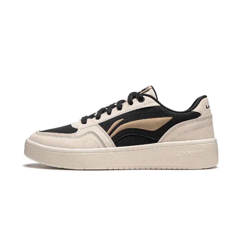 LiNing Yuanbao V2 Slip Resistant Abrasion Resistant Skateboard Shoes Men's White Black