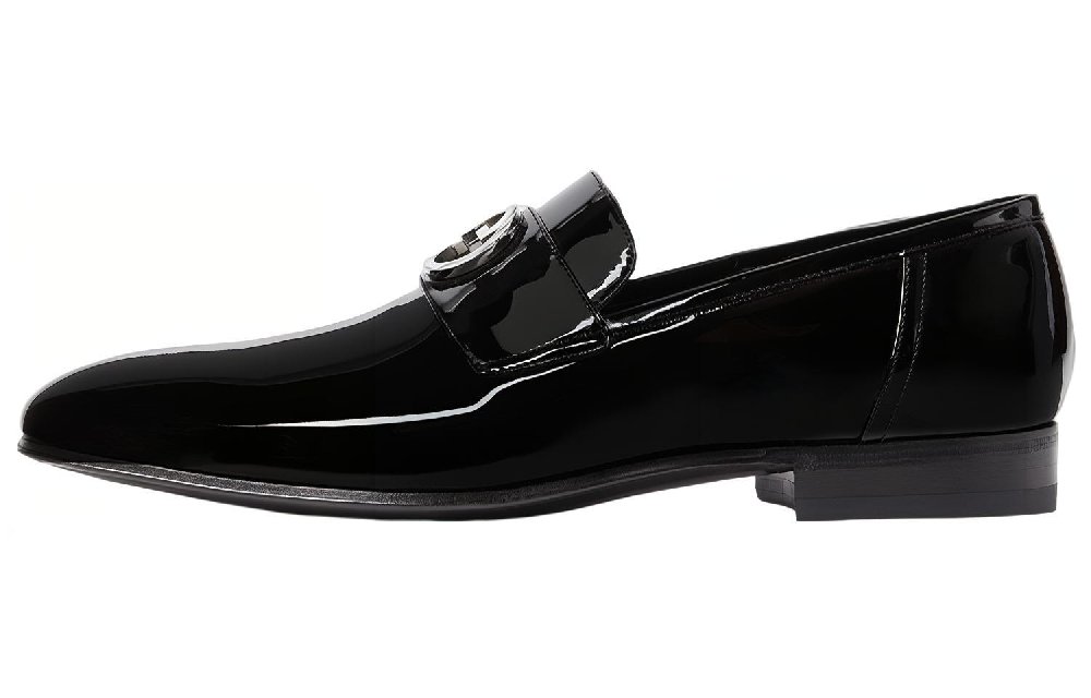 GUCCI Interlocking Casual Shoes Men's Black