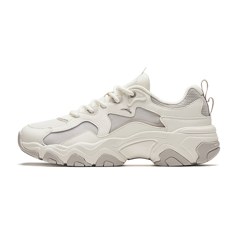 Anta Starry Sea Low-Top Casual Shoes Women's Beige Gray