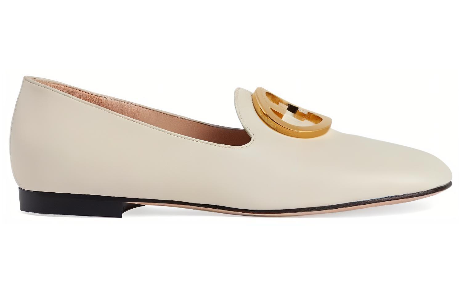 GUCCI Blondie Logo-plaque Loafers купить в интернет-магазине Yoocart с быстрой доставкой по России.