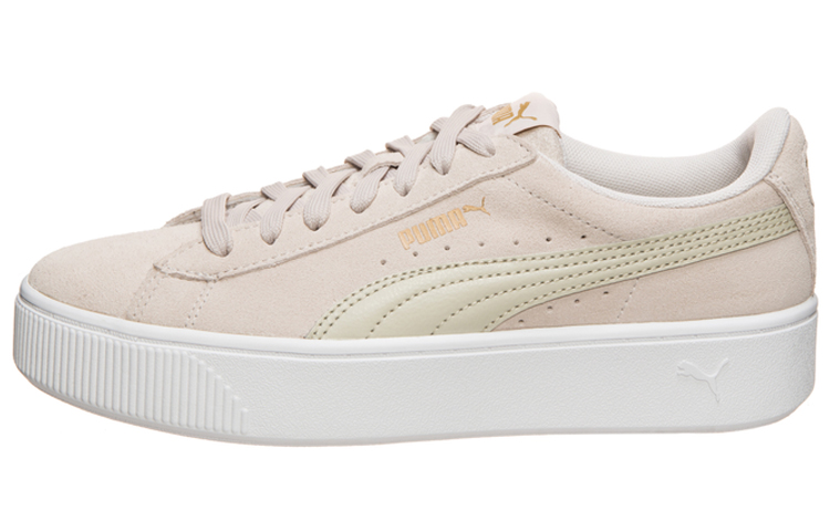 PUMA Vikky Skateboard Shoes Women's Low-Top Light Pink/White