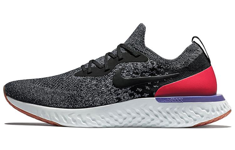 Nike Epic React Flyknit Black Red Orbit
