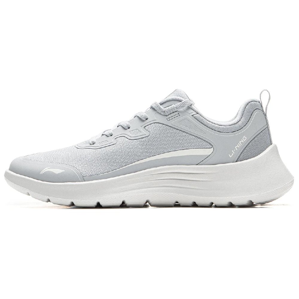 LiNing Feather Breathable Lightweight Low-Top Casual Running Shoes Women's Dawn Gray