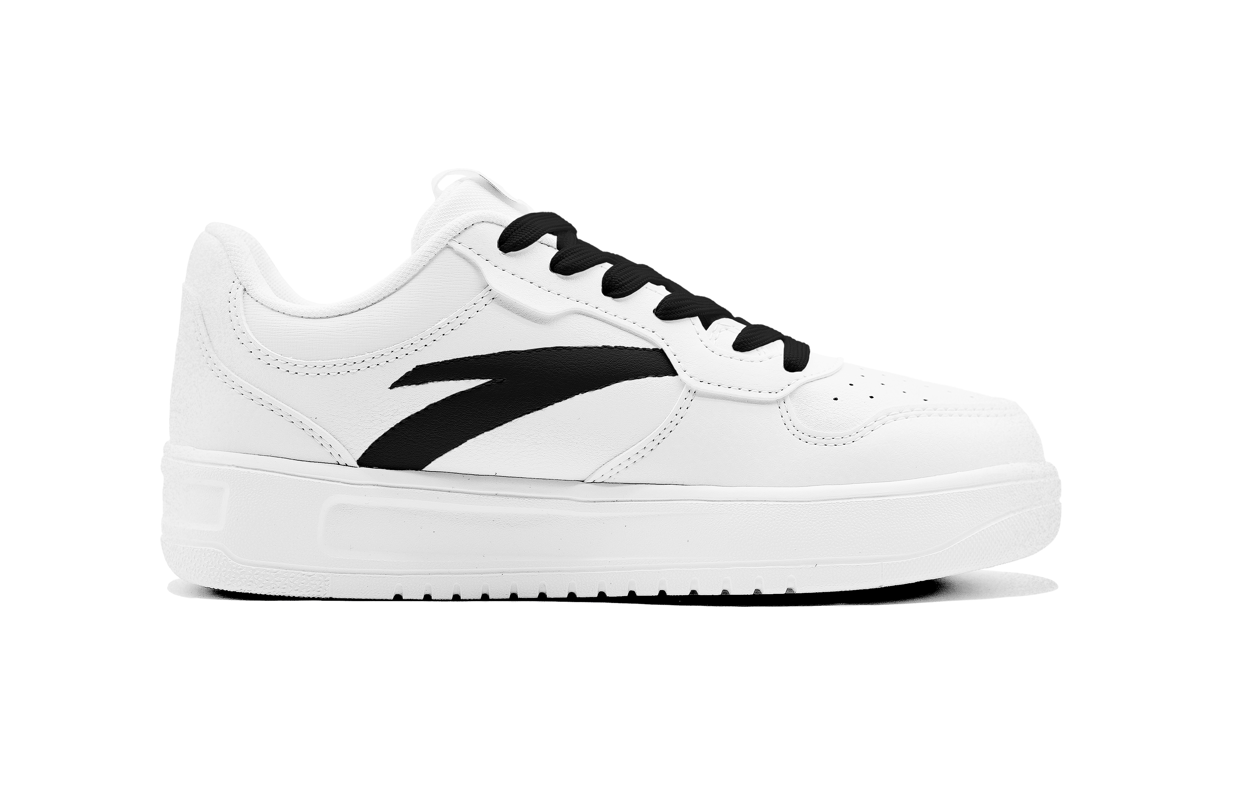 Anta Relaxed Abrasion Resistant, Lightweight, And Breathable Low top Skateboard Shoes Men's Black White купить в интернет-магазине Yoocart с быстрой доставкой по России.