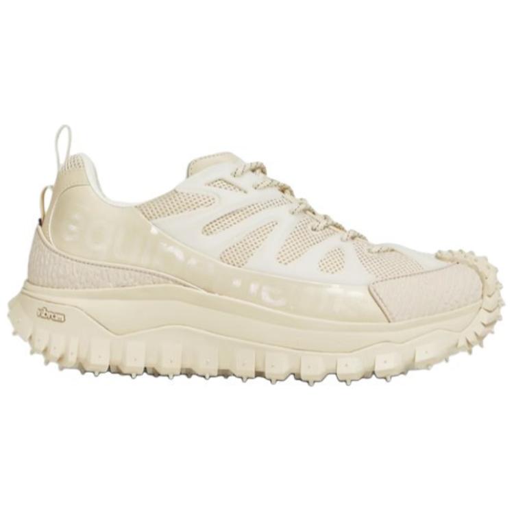 Moncler Trailgrip Amoeba Low Top Casual Shoes Men's Beige