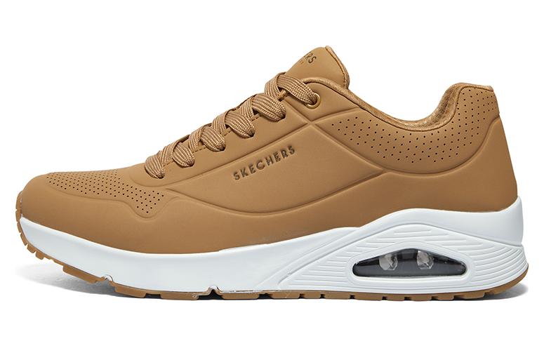 Skechers Uno Sand Dune Butterfly Low Top Skateboard Shoes Men's Tan