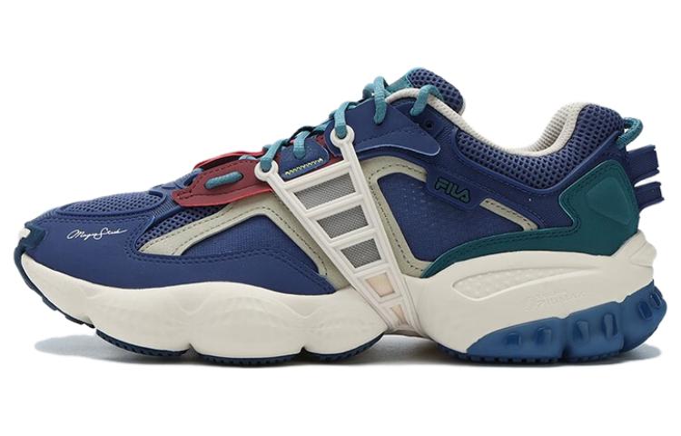 Magic Stick x FILA LADDER MS Anti-Slip Wear-Resistant Low-Top Chunky Sneakers Men's Sea Blue