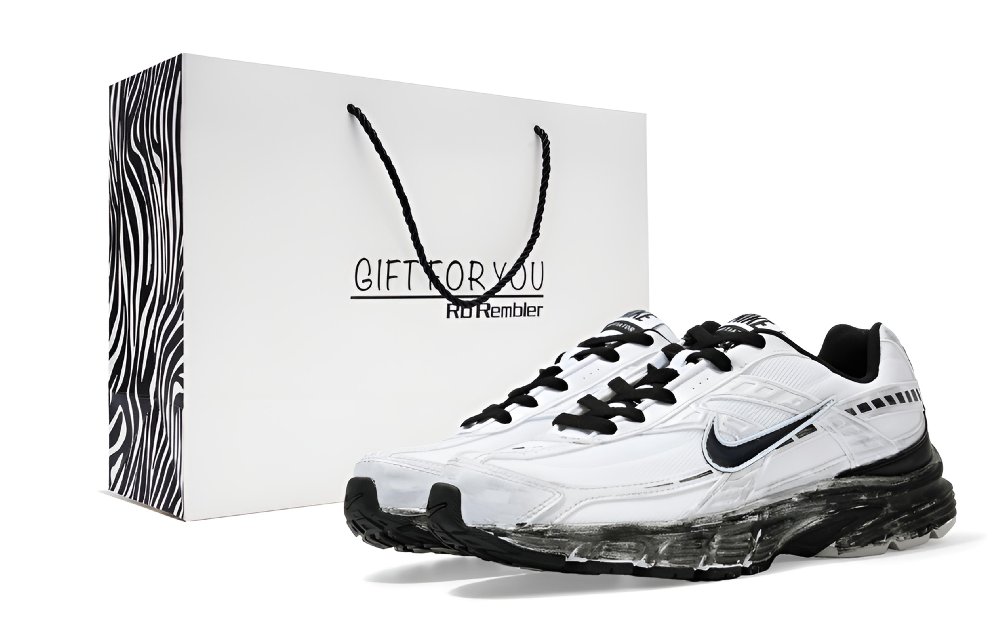 Nike Initiator Abrasion Resistant Low Top Running Shoes Unisex Silver