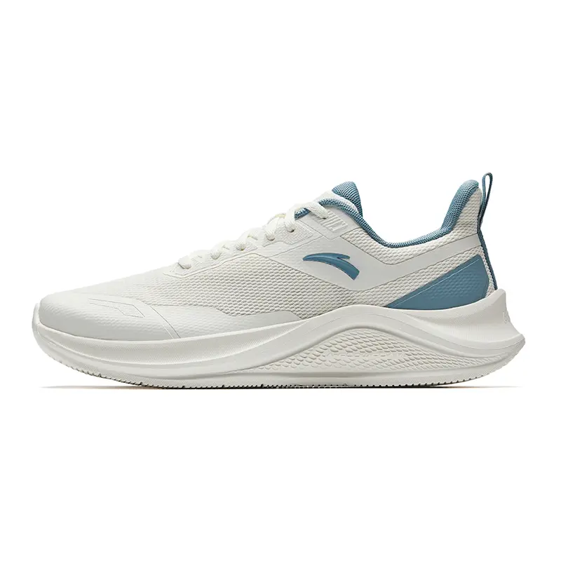 Anta Running Collection Cushioning, Wear Resistant Low top Casual Running Shoes Men's White Blue