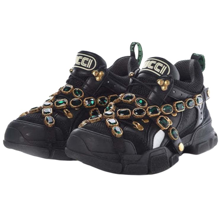 GUCCI Women's Flashtrek Crystals 'Black' Women's