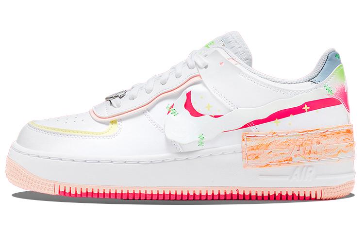 Nike Air Force 1 Low Shadow White Pink Orange Women's