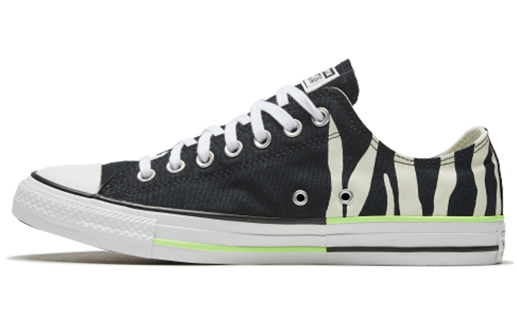 Converse Chuck Taylor All Star 'Black Zebra Print Neon Green'
