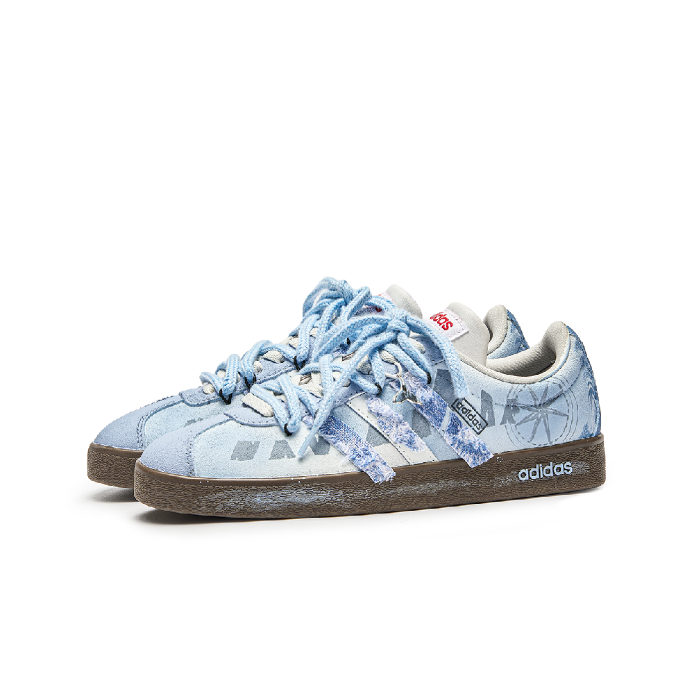 Adidas Neo VL Court Lifestyle Goku World, Box, Voyager Cushioning Low Top Skateboard Shoes Unisex Blue White