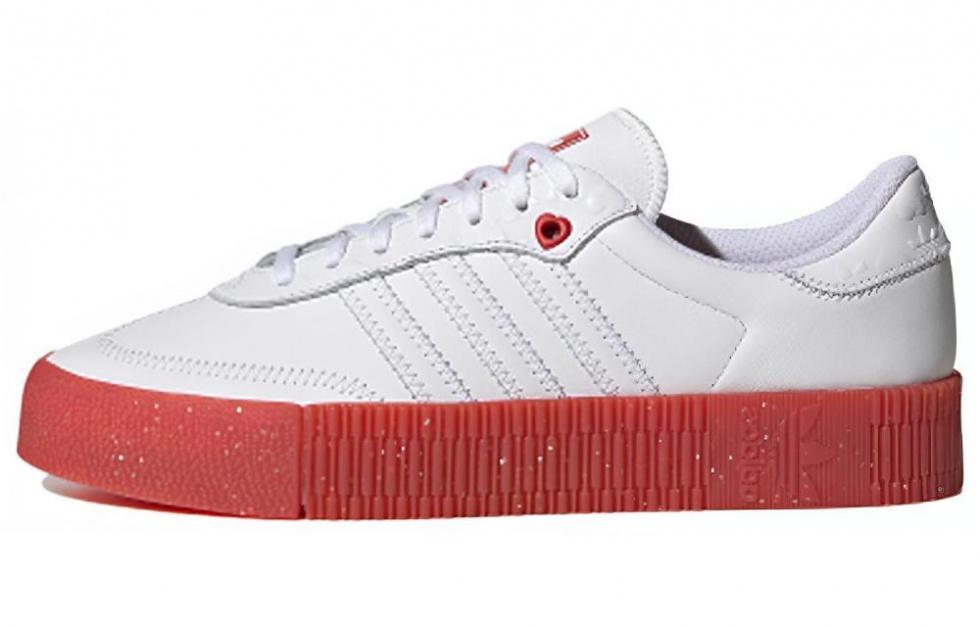 Adidas Sambarose White Scarlet Women's