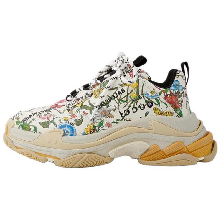 Balenciaga Gucci X Balenciaga Triple S Sneaker 'The Hacker Project   Floral'