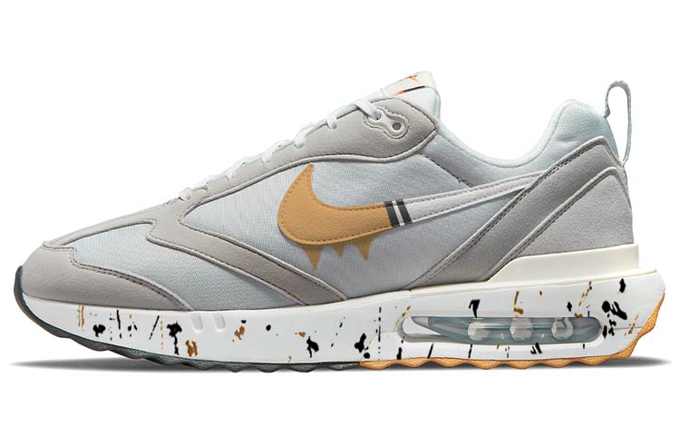 Nike Air Max Dawn Cushioned Anti-Slip And Wear-Resistant Lightweight Low-Top Running Shoes Men's Gray White