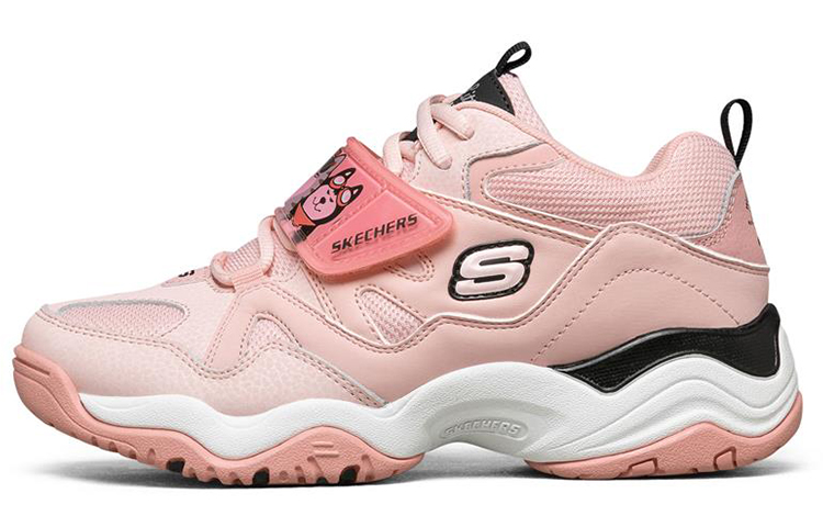 Skechers D'Lites Train Low Top Running Shoes Pink/Red Women's