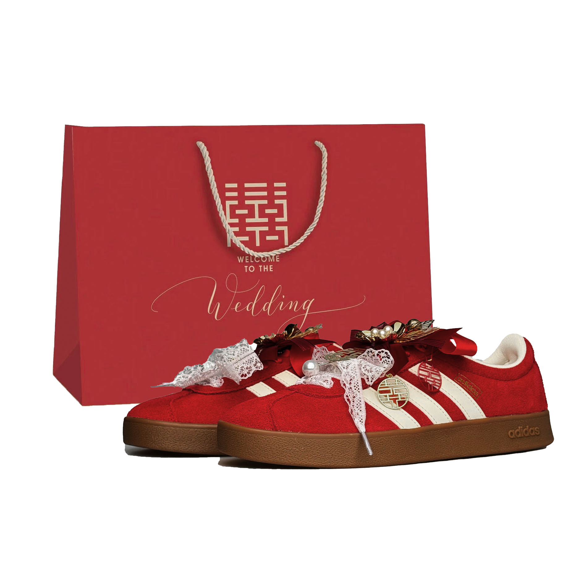 Adidas VL COURT 2.0 Joyful Celebration Slip Resistant, Abrasion Resistant, Lightweight Low top Skateboard Shoes Unisex