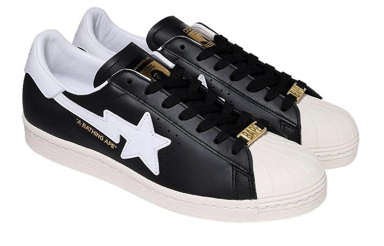 Adidas X A Bathing Ape Superstar 'Black' купить в интернет-магазине Yoocart с быстрой доставкой по России.
