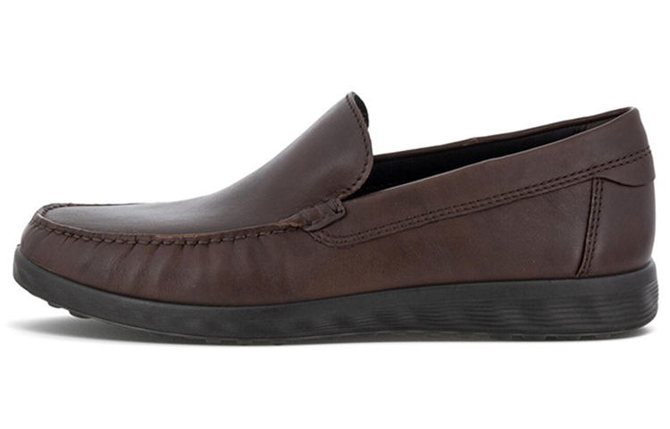 Ecco Moke Collection Platform Shoes Men's Cocoa Brown