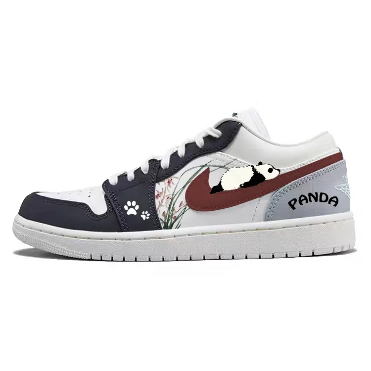 Jordan Air Jordan 1 Vintage Basketball Shoes Men's Low top White/Gray