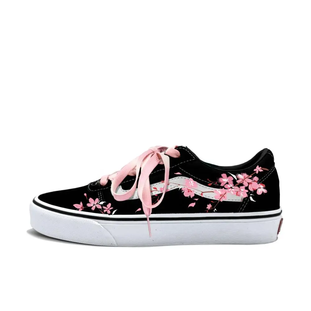 Vans Ward Abrasion Resistant Low Top Skateboard Shoes Women's Pink