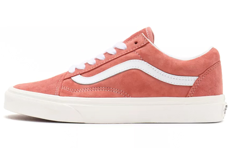 Vans Unisex Pig Suede Old Skool Sneakers Red
