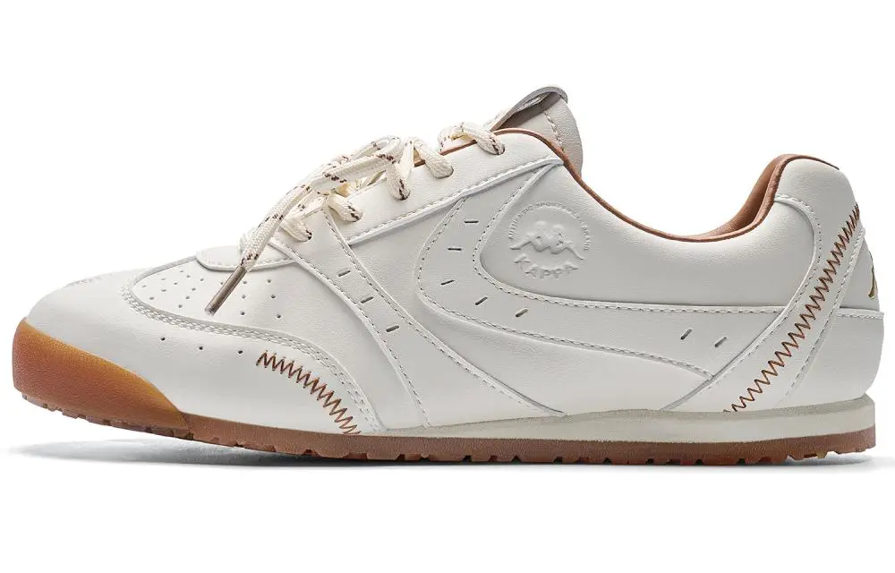 Kappa Inter City Commute Slip Resistant Abrasion Resistant Low top Skateboard Shoes Women's Winter Day White