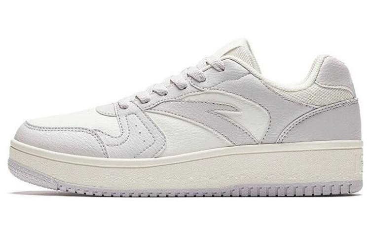 Anta Slip Resistant Low Top Skateboard Shoes Men's White Gray